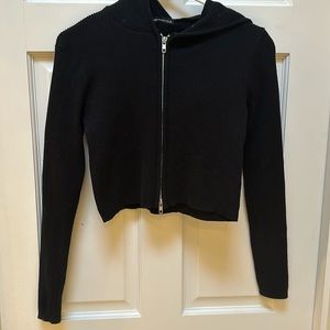 Brandy Melville Crop Hoodie Sweater